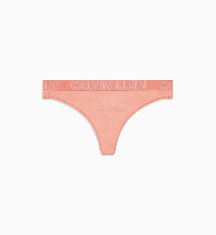 Tanga model 7848182 meruňková - Calvin Klein - Dámské plavky