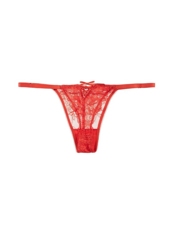 Tanga červená model 8071172 - Emporio Armani - Dámské plavky
