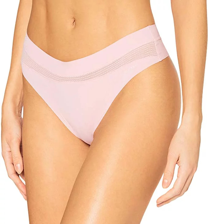 Dámská tanga růžová model 14934868 - Calvin Klein - Dámské plavky
