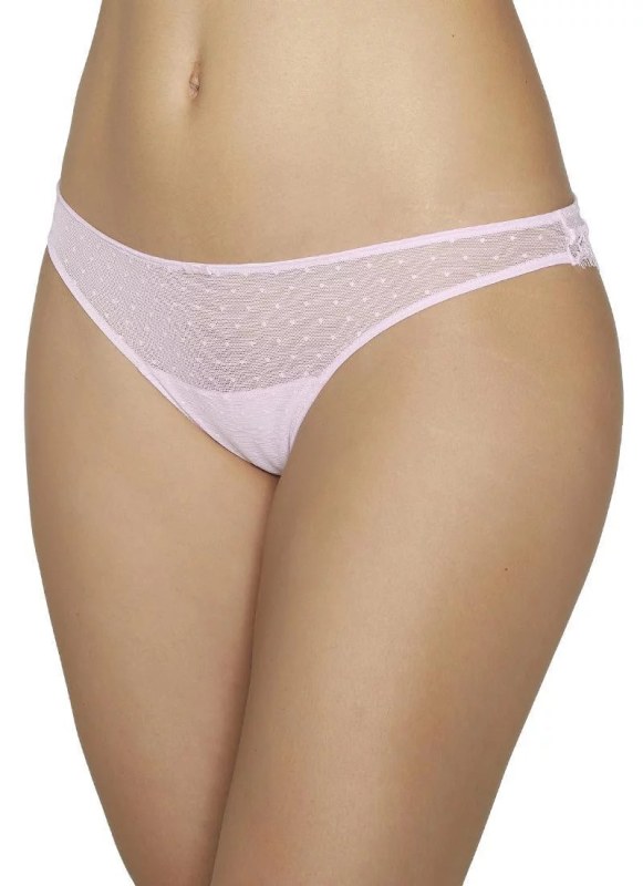 Tanga model 15440009 pastelově růžová - Ysabel Mora