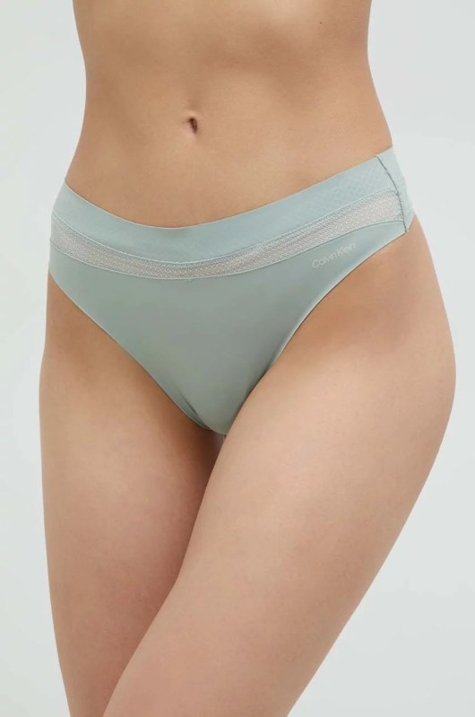 Dámská tanga mátová model 17995341 - Calvin Klein