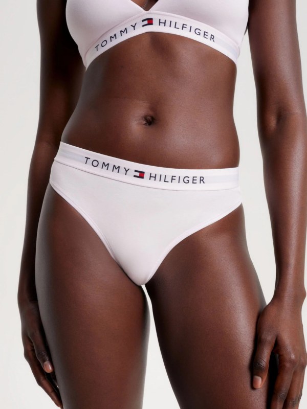 Dámské kalhotky THONG (EXT SIZES) sv. růžové model 18930346 - Tommy Hilfiger