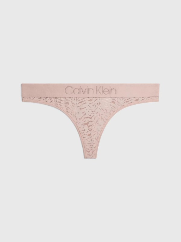 Dámská tanga béžové model 19060377 - Calvin Klein - Dámské plavky