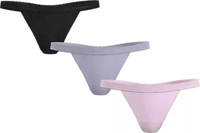 Dámská tanga 3Pack růžové model 19655611 - Tommy Hilfiger