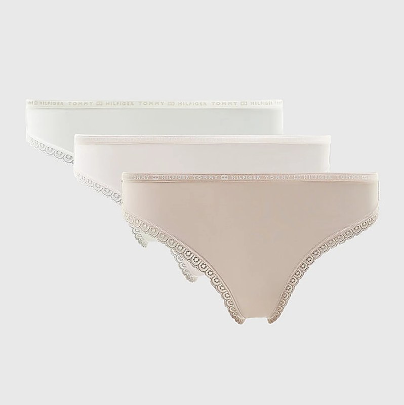 Dámská tanga Lace 3 Pack model 20946399 - Tommy Hilfiger - Dámské plavky