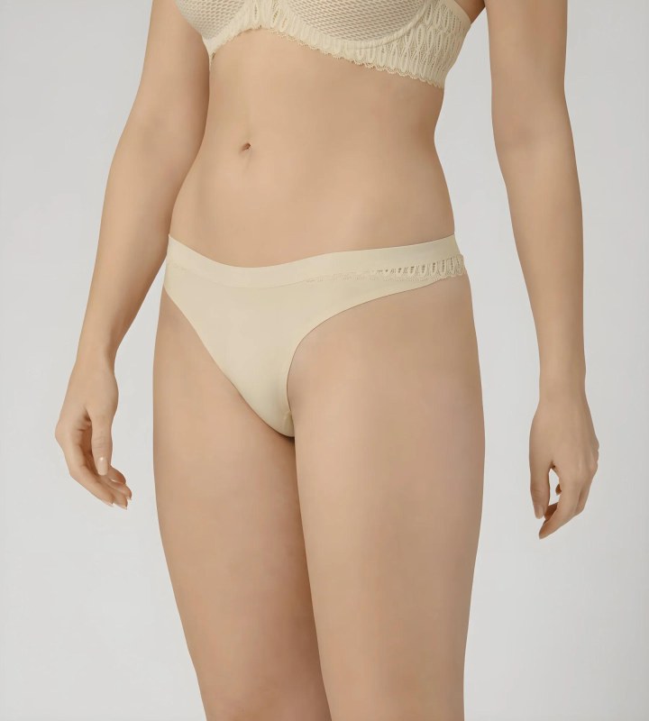 Dámské tanga Aura Spotlight High Leg String - Triumph - Dámské plavky