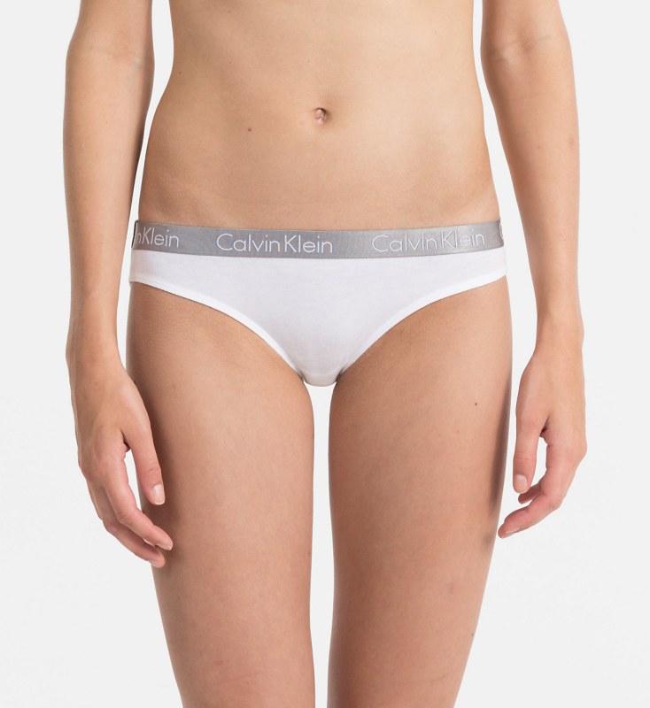 Dámské kalhotky QD3540E-100 bílé - Calvin Klein - Dámské kalhoty
