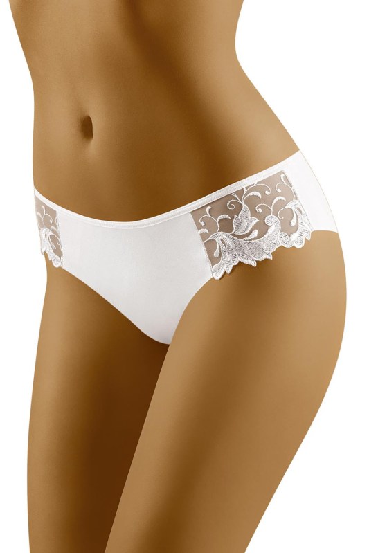 Dámské kalhotky model 20985383 bílá - Wolbar - kalhoty