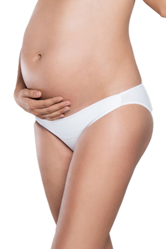 Dámské těhotenské kalhotky Lux mini bílé - Italian Fashion - Dámské kalhoty