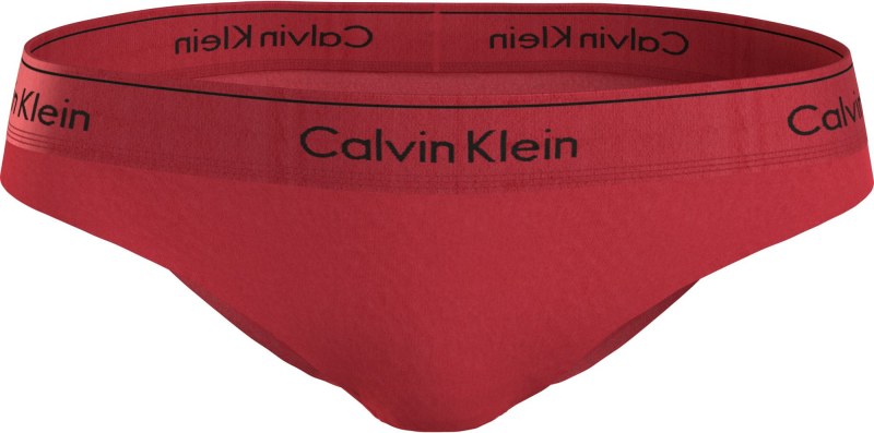 Dámské kalhotky BIKINI 000QF7451E XAT červené - Calvin Klein - Dámské kalhoty
