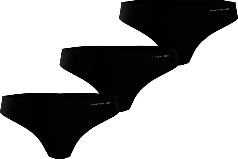Dámské kalhotky 3PACK BRAZILIAN UW0UW03871 0SJ černé - Tommy Hilfiger - Dámské kabáty
