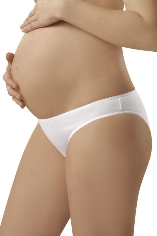 Těhotenské bavlněné kalhotky Mama mini bílé - Doplňky čepice, rukavice a šály