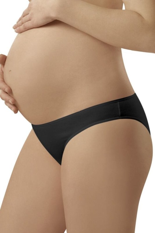 Těhotenské bavlněné kalhotky Mama mini černé - Doplňky čepice, rukavice a šály