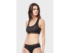 Sportovní podprsenka 00020 černá model 8071167 - Emporio Armani