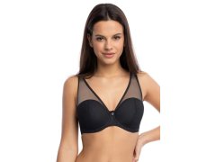 Polovyztužená dámská podprsenka semi soft BS černá model 18828820 - Gaia