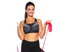 Dámská sportovní podprsenka model 18895838 černá - Ava