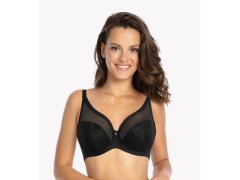 Polovyztužená dámská podprsenka semi soft BS 1058 Sonia černá - Gaia