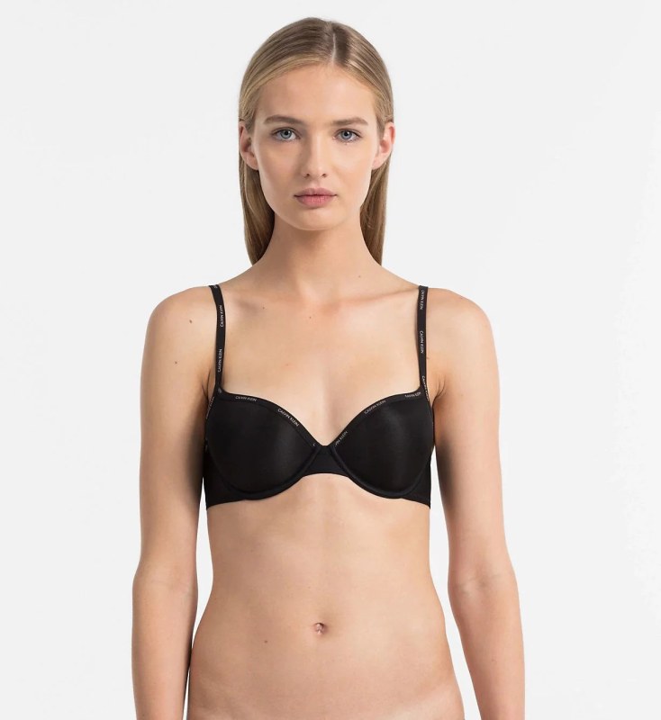 Podprsenka s kosticí model 7135209 černá - Calvin Klein