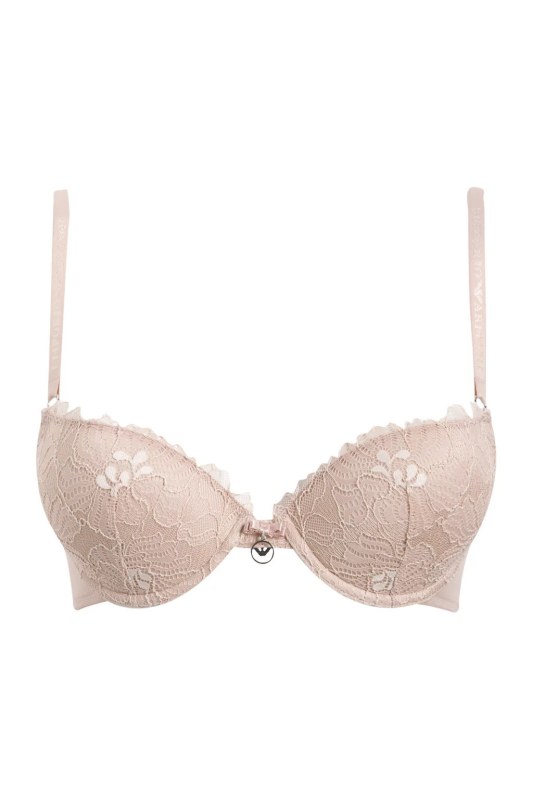 Podprsenka pushup Lace tělová model 5721636 - Emporio Armani