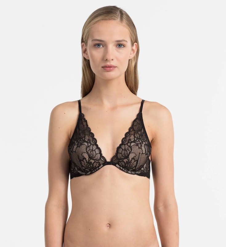 Podprsenka s&nbsp;kosticí model 5726520 černá - Calvin Klein