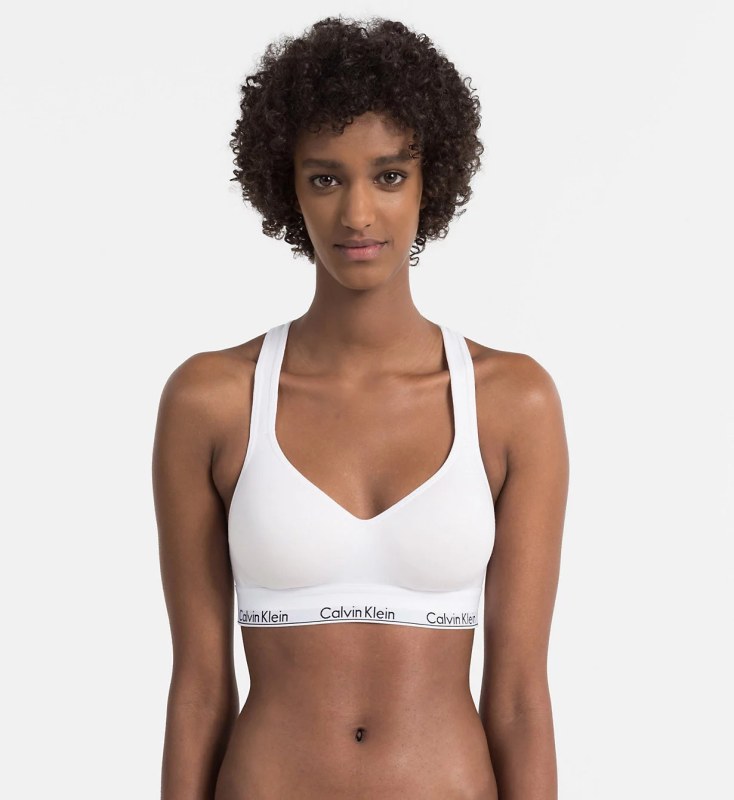 Podprsenka sportovní model 7781655 bílá - Calvin Klein