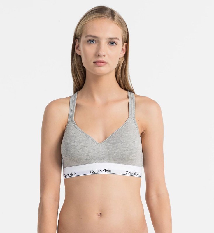 Podprsenka sportovní model 7781656 šedá - Calvin Klein
