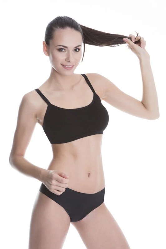 Sportovní podprsenka Top model 18419362 černá - Julimex