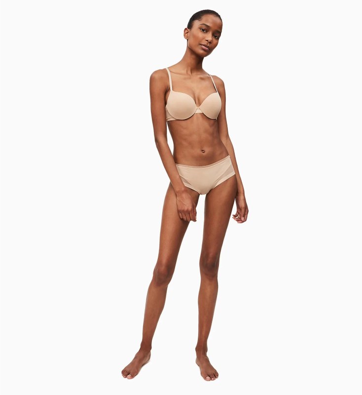 Podprsenka vyztužená model 7608969 tělová - Calvin Klein