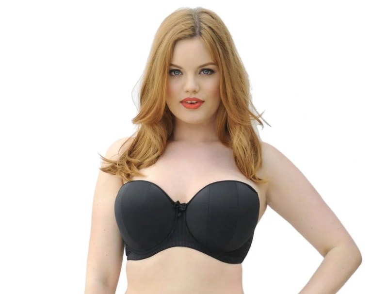 Podprsenka s kosticí Luxe černá model 15334202 - Curvy Kate