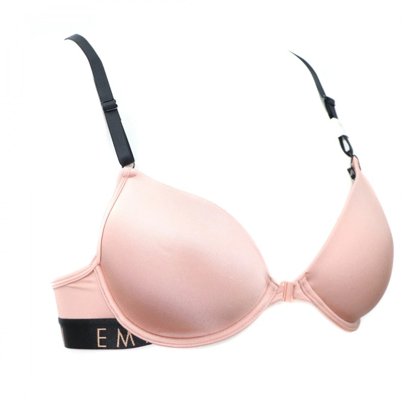 Podprsenka s kosticí růžová model 8071178 - Emporio Armani