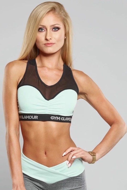 Dámská sportovní podprsenka Sea Mesh - Gym Glamour
