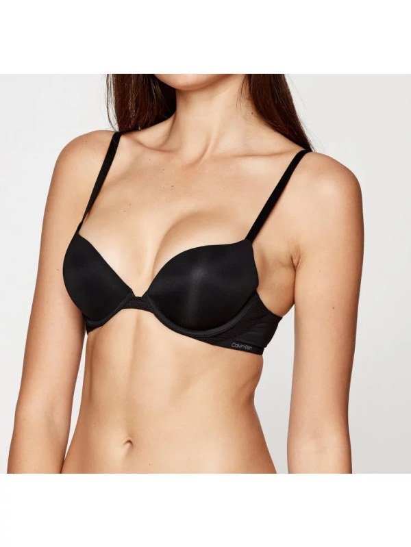 Plunge push up podprsenka model 14934863 UB1 černá - Calvin Klein