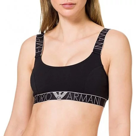 Bralette sportovní podprsenka tmavě modrá model 15340106 - Emporio Armani - Doplňky čepice, rukavice a&nbsp;šály