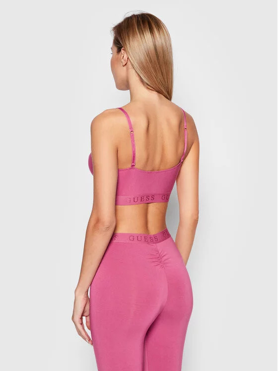 Dámská sportovní podprsenka  Růžová model 15913494 - Guess