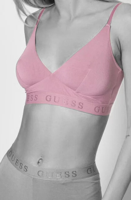 Dámská sportovní podprsenka  růžová model 16306969 - Guess