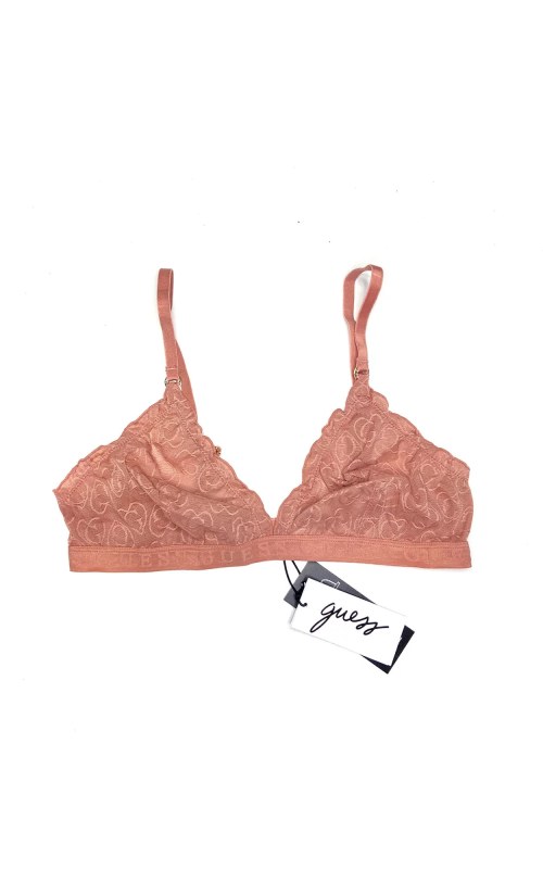 Dámská podprsenka Hnědá model 17333019 - Guess - čepice, rukavice a&nbsp;šály