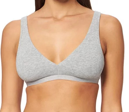 Dámská sportovní podprsenka  šedá model 16279315 - Emporio Armani