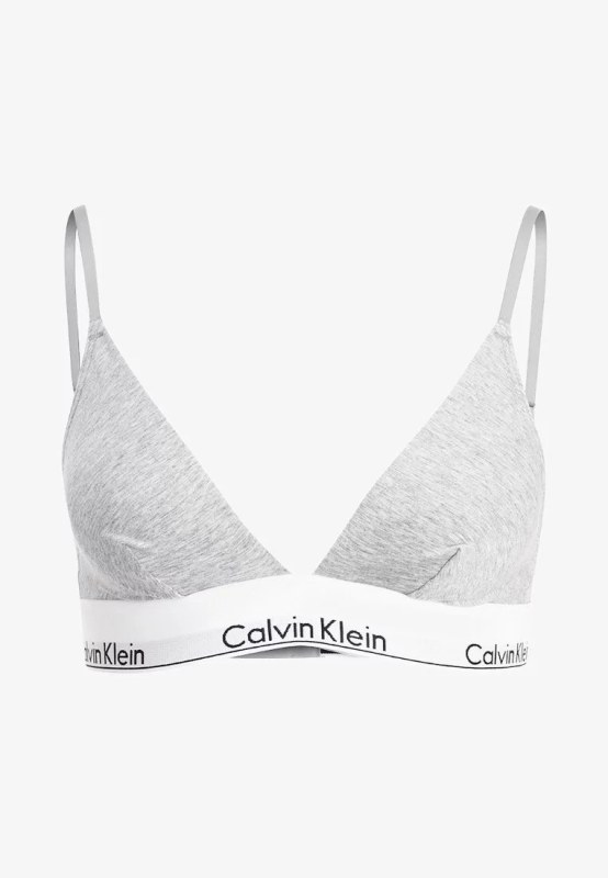 Podprsenka bez kostice model 16525767 020 šedá - Calvin Klein