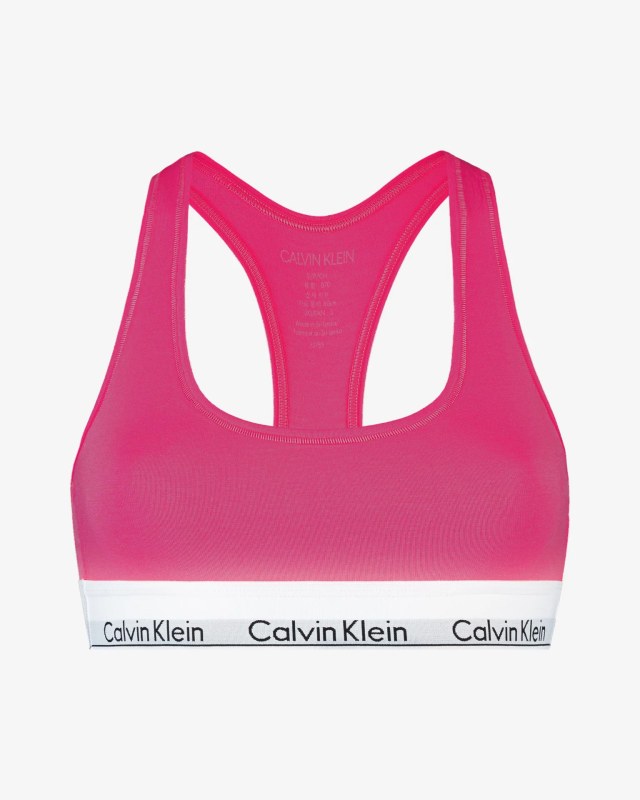 Dámská podprsenka tmavě růžová model 17512895 - Calvin Klein