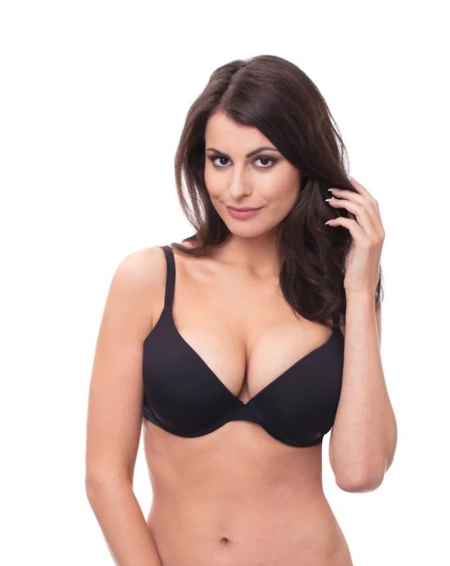 Dámská hladká podprsenka TSHIRT BRA černá model 18011879 - Wonderbra