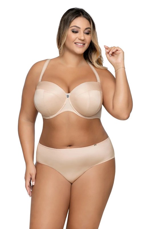 Dámská podprsenka Béžová model 18778249 - Ava - Doplňky čepice, rukavice a&nbsp;šály