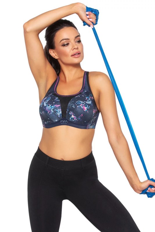 Dámská sportovní podprsenka model 18783296 NAVY BLUE - Ava