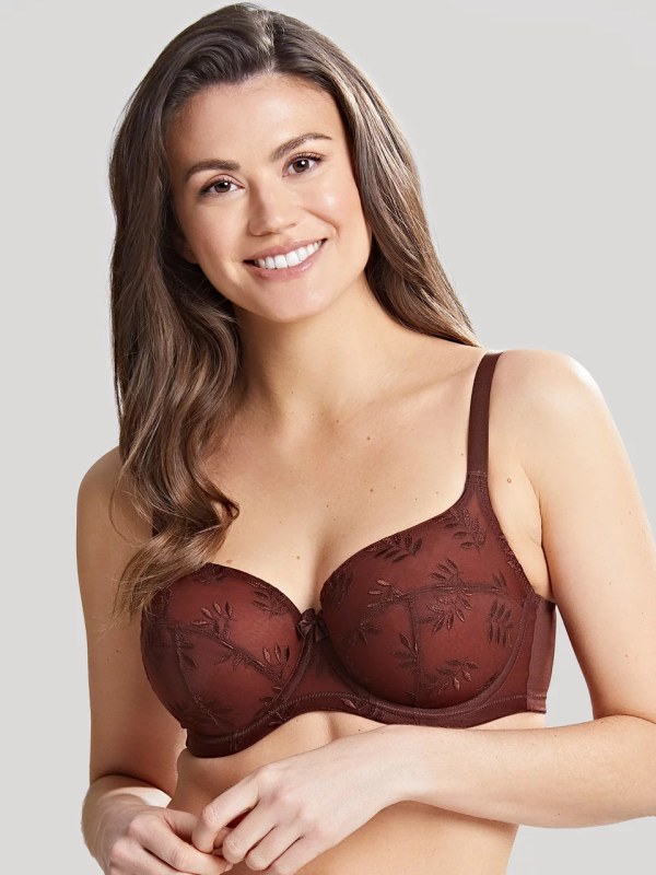 Dámská podprsenka Tango Tmavě hnědá vzor model 19439586 - Panache - plavky