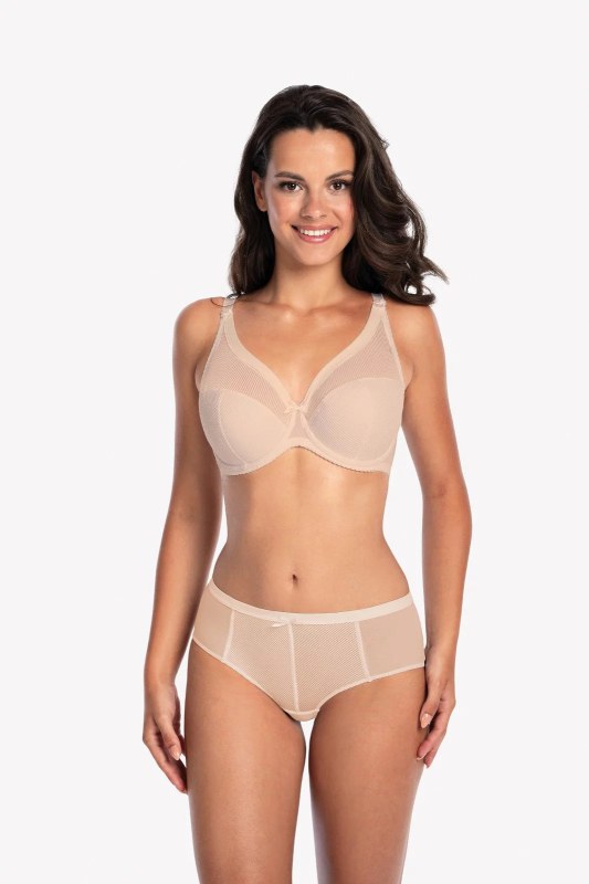 Polovyztužená dámská podprsenka semi soft BS 1058 Sonia béžová - Gaia