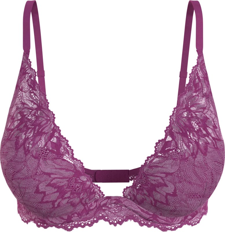 Dámské podprsenka LIGHTLY LINED PLUNGE model 18895825 fialová - Calvin Klein