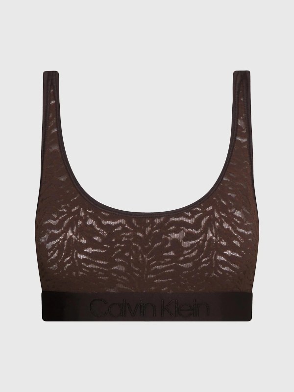 Dámská podprsenka tm. hnědá model 19060376 - Calvin Klein - Dámské spodní prádlo kalhotky