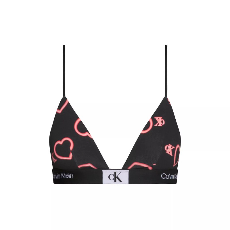Dámské podprsenka černá se srdíčky model 19335848 - Calvin Klein