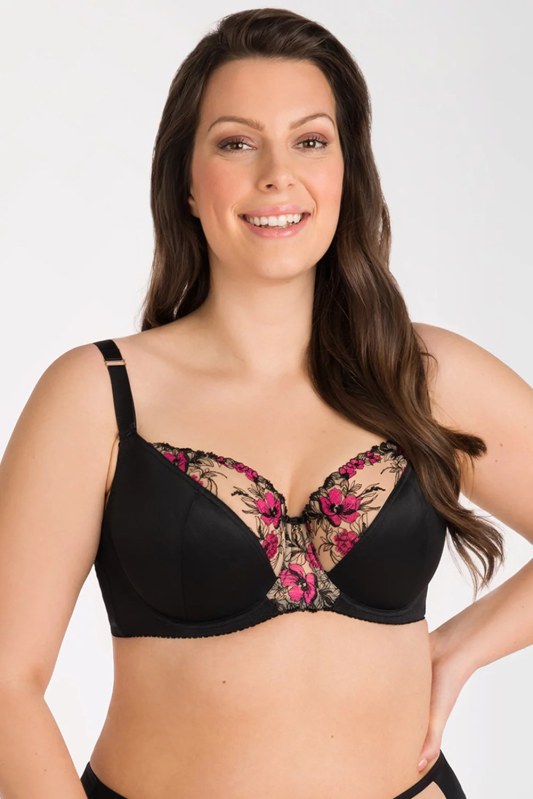 Dámská podprsenka Černá model 19741575 - Gorsenia - čepice, rukavice a&nbsp;šály