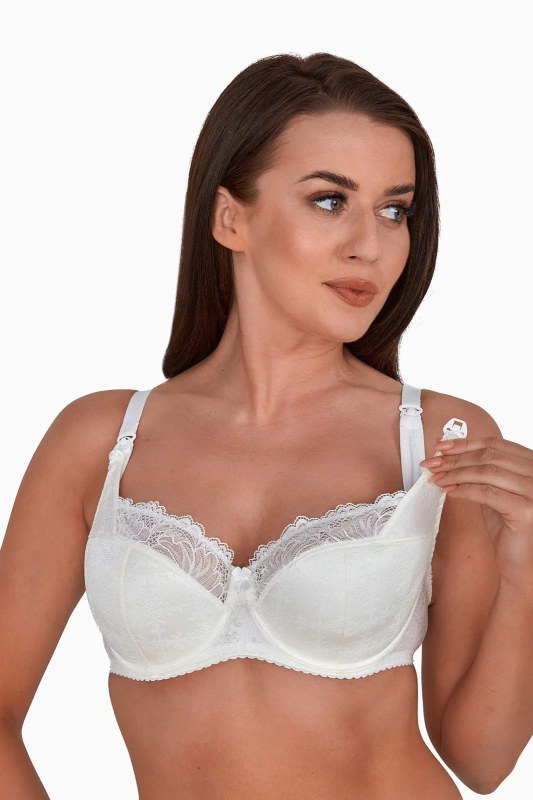 Dámská podprsenka Mama K Ecru model 19755481 - Gaia - Doplňky čepice, rukavice a&nbsp;šály