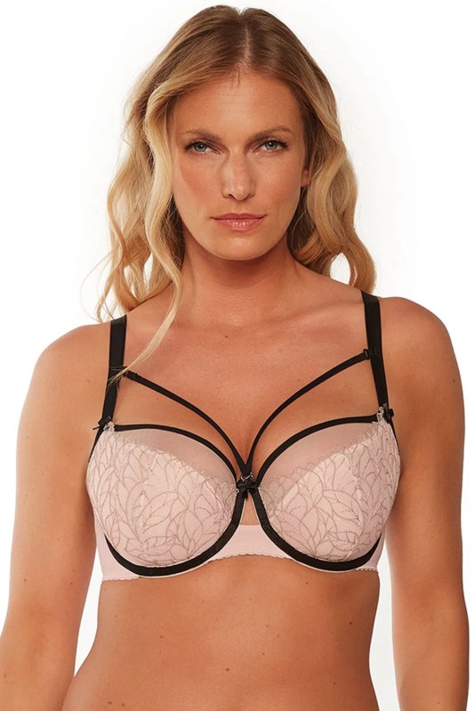 Dámská podprsenka Béžová s černou model 20482115 - Gaia